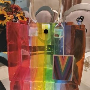 Colorful Transparent Crossdbody Bag